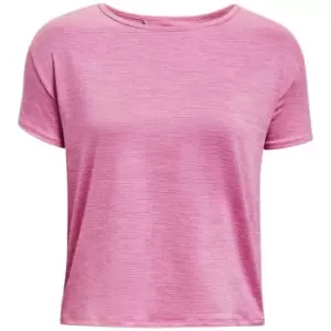 Under Armour Tech Vent Short Sleeve T Shirt Womens - Pink