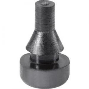 PB Fastener 1245 01 Snap in Foot Black x H 4.8mm x 8.2 mm