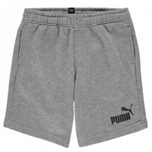 Puma No1 Fleece Shorts Junior Boys - Med Grey