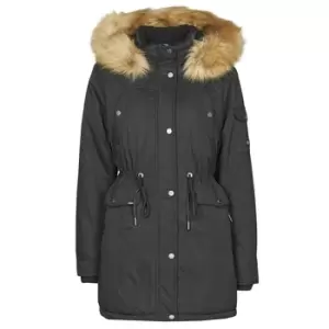 Superdry NADARE MICROFIBRE PARKA womens Parka in Black - Sizes UK 10,UK 12,UK 14,UK 16,UK 8