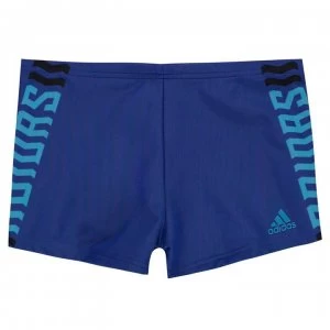 adidas Fit BX Swim Shorts Junior Boys - Royal/Blue/Blk