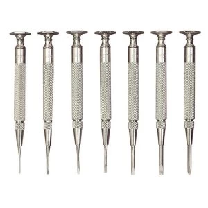 Starrett S555Z-7 Jeweller&apos;s Screwdriver Set of 7