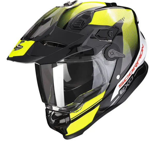 Scorpion ADF-9000 Air Trail Black Neon Yellow Adventure Helmet L