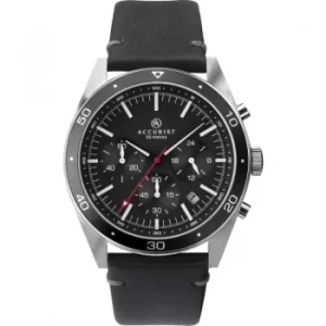 Accurist 7273 Chronograph Leather Strap Watch