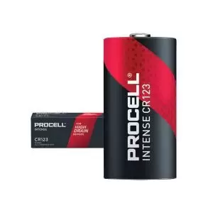 Procell Intense High Power Lithium CR123 3V Battery Pack of 10