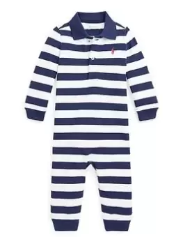 Ralph Lauren Baby Boys Stripe One Piece Coverall - Multi, Size 3 Months