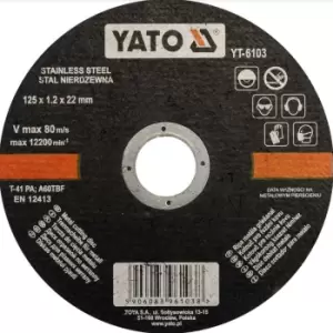 YATO Cutting Disc, angle grinder YT-6103