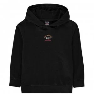 Paul And Shark Crew Boys Chest Logo OTH Hoodie - Black 011