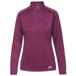 Trespass Womens/Ladies Fairford Fleece Top (XXL) (Grape Wine Marl)