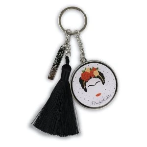 Frida Kahlo Minimalist Disc keyring