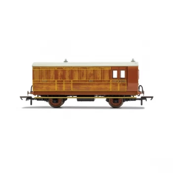 Hornby GNR, 4 Wheel Coach, Brake Baggage, 836 - Era 2 Model Train