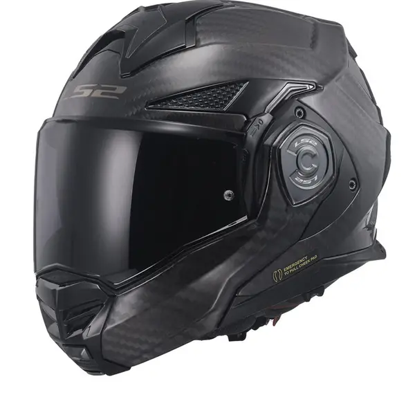 LS2 FF901 Advant X Carbon Solid Modular Helmet Size XS