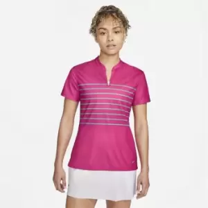 Nike Victory Stripe Polo Shirt Womens - Pink