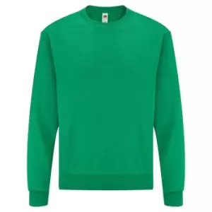 Fruit Of The Loom Mens Set-In BelcoroA Yarn Sweatshirt (XL) (Heather Green)