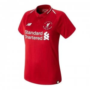 New Balance Liverpool 6 Times Football Shirt Ladies - Red