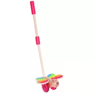 Hape Wooden Butterfly Push & Pull Walking Toy