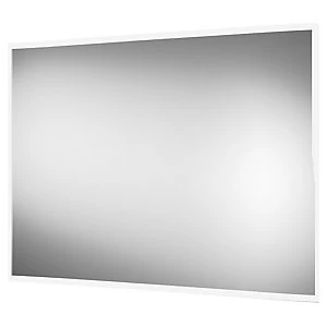 Wickes Brisbane Colour Changing Matt Black LED Mirror - 700 x 500mm