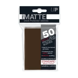 Ultra Pro Standard Deck Protectors (50 Sleeves) - Brown