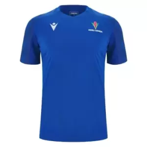 Macron Samoa 23/24 Rugby Training Tee - Blue