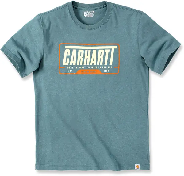 Carhartt Relaxed Fit Heavyweight Graphic T-Shirt, turquoise, Size M