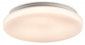 Integrated LED Bathroom Flush Ceiling Light White IP44