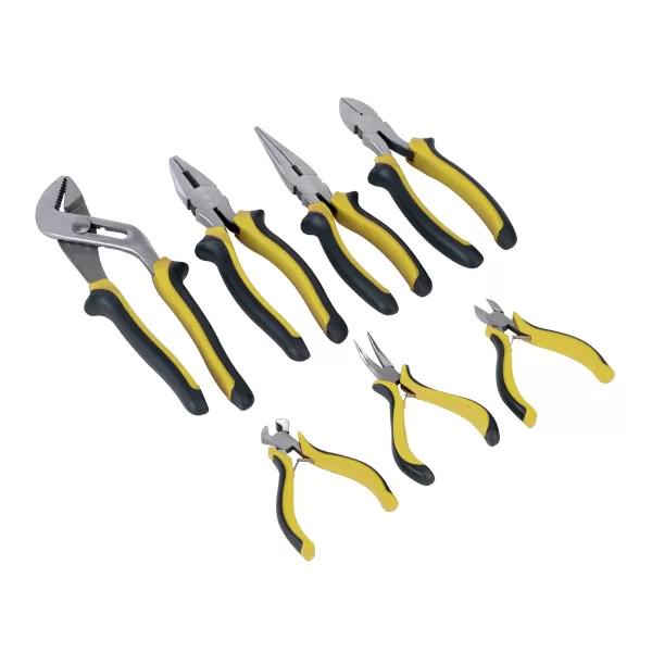 Genuine SEALEY S0757 Comfort Grip Pliers Set 7pc