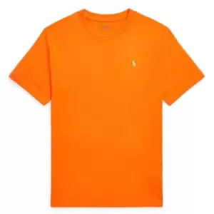 Polo Ralph Lauren Boy's Short Sleeve Logo T Shirt - Orange