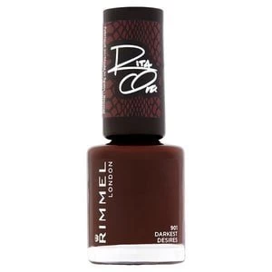 Rimmel 60 Secs Rita SOB Nail Polish 901 Black Red