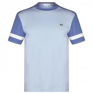 Lacoste Colour Block Sleeve T Shirt - Breeze 1E9