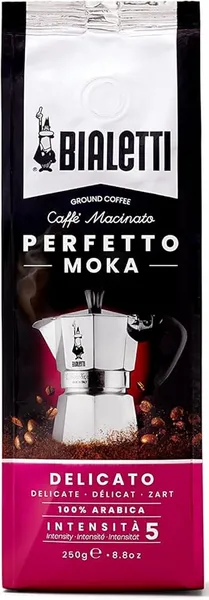 Bialetti Perfetto Moka Delicato Ground Coffee 250g