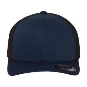 Flexfit Mesh Trucker Cap (S-M) (Dark Grey)