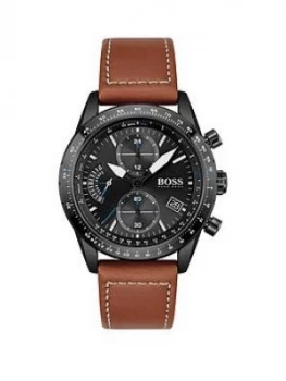 Hugo Boss Pilot Edition 1513851 Men Strap Watch