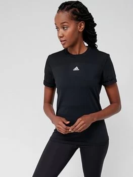 adidas Seamless T-Shirt - Black Size M Women