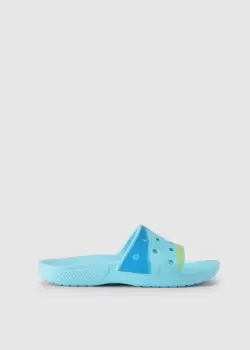 Crocs Womens Digital Dopamine Ombre Slide In Arctic Multi