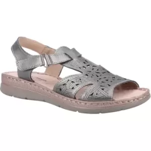 Fleet & Foster Womens Ruth Memory Foam Leather Sandals UK Size 6 (EU 39)