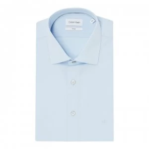 Calvin Klein Poplin Easy Iron Fitted Shirt - LT Blue 459