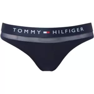 Tommy Hilfiger Mesh Inset Stretch Cotton Briefs - Blue