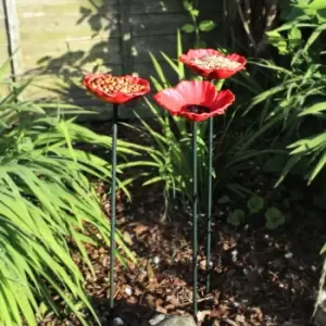 Nature's Market 8pc Poppy Bird Feeders