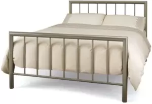 Serene Modena 5ft King Size Champagne Metal Bed Frame