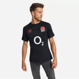 Umbro England Rugby Away Replica Shirt 2022/2023 Mens - Black