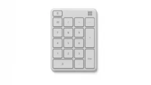 Microsoft Bluetooth Number Pad Numeric Keypad Bluetooth 5 Universal Wh