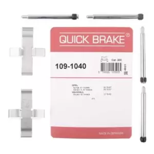 QUICK BRAKE Accessory Kit, disc brake pads MERCEDES-BENZ,BMW,OPEL 109-1040