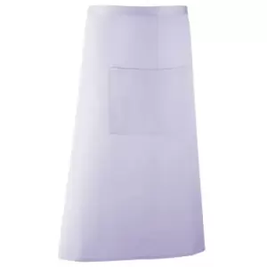 Premier Unisex Colours Bar Apron / Workwear (Long Continental Style) (Pack of 2) (One Size) (Lilac)