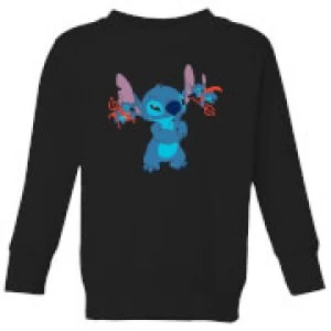 Disney Lilo And Stitch Little Devils Kids Sweatshirt - Black - 5-6 Years