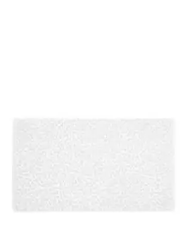 Nalu Nicole Scherzinger Koko Towels Bath Mat Silver & White