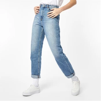 Jack Wills Maddison Mid Rise Straight Jeans - Mid Indigo