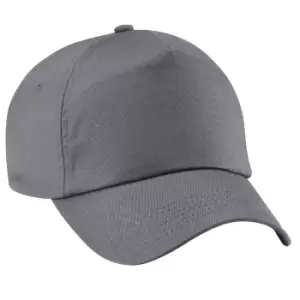 Beechfield Unisex Plain Original 5 Panel Baseball Cap (One Size) (Graphite Grey)