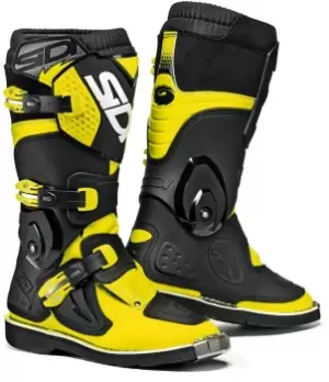 Sidi Flame Kids Motocross Boots Black Yellow