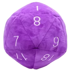 Purple Jumbo Plush D20 Dice