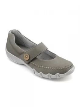 Hotter Hotter Spin Mary Jane Sporty Shoe Duck Egg